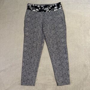 Lululemon Departure Pants 6 Plush Petal Black Ghost